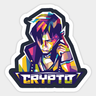 Apex Legends Crypto Geometric art Sticker